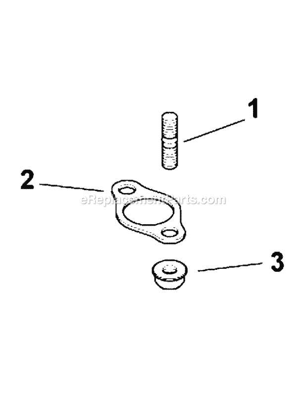 Kohler Cv730-0055 Exhaust Diagram and Parts List for M48-KH 53AH8CT2050 Cub Cadet Sprayer